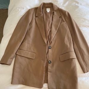 Oversized H&M camel blazer